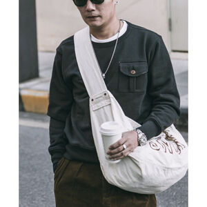 Military Pocket Sweatshirt - Black Non stock Bronson 100% Cotton M